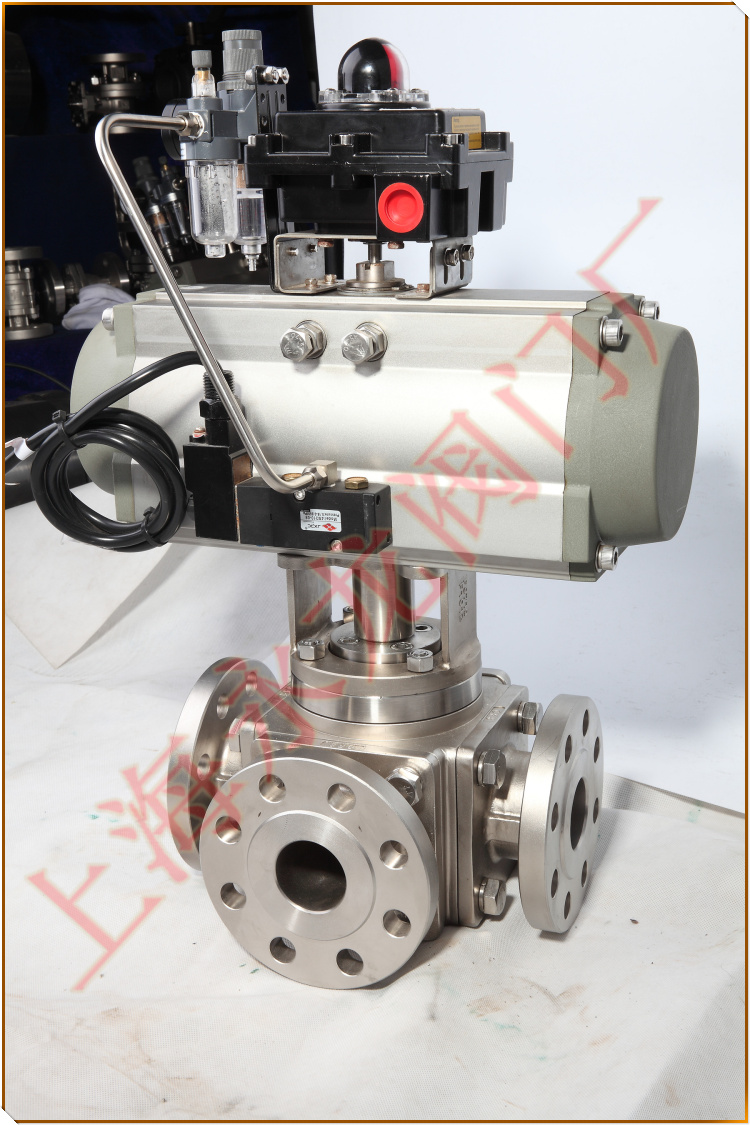 不銹鋼三通氣動(dòng)球閥 不銹鋼三通氣動(dòng)球閥