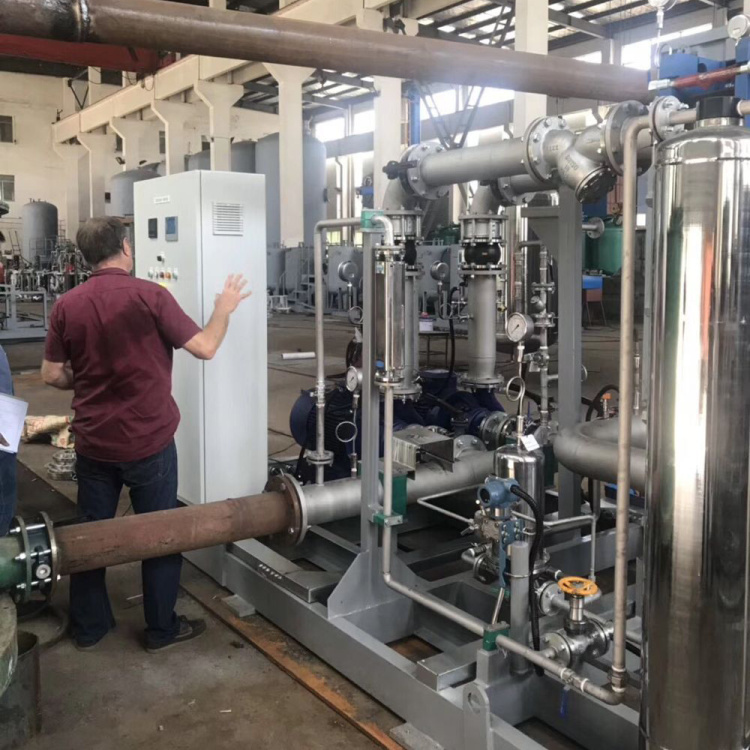 永龍液氨截止閥環(huán)保設(shè)備測試現(xiàn)場