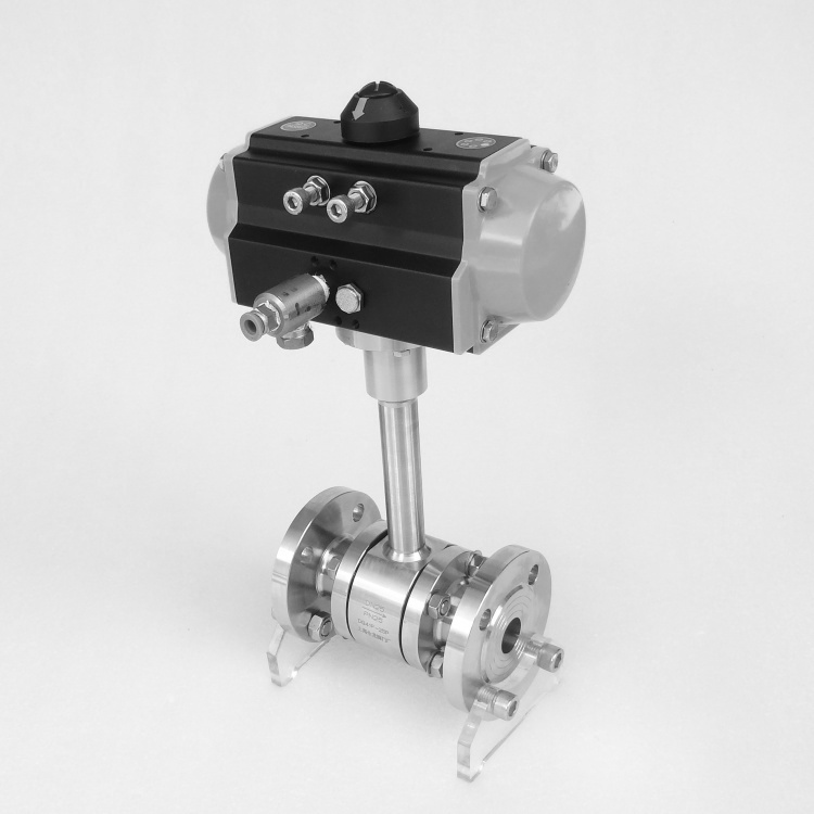 長軸氣動(dòng)低溫球閥