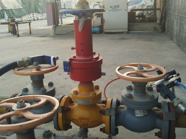 氨用緊急切斷閥應(yīng)用案例