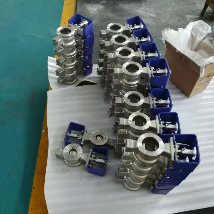 對夾式V型球閥圖片