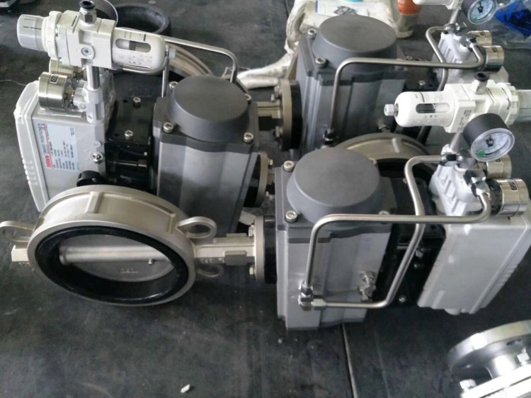 氣動蝶閥 Pneumatic butterfly valve