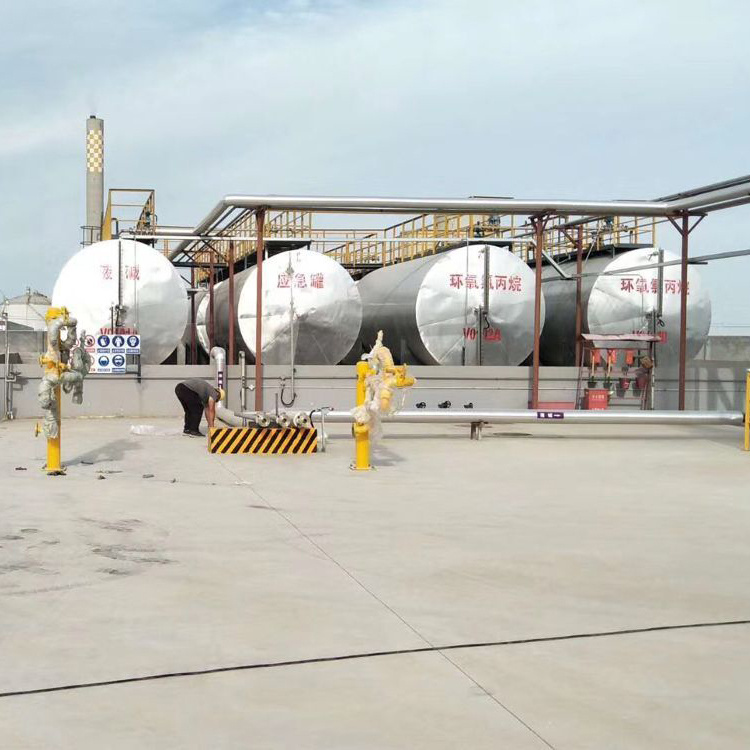切斷閥-環(huán)氧氯丙烷臥罐應(yīng)用現(xiàn)場