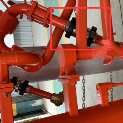 安全拉斷閥安裝示意圖