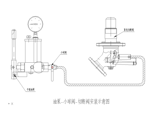 SB-02車用手搖油泵安裝示意圖 SB-02車用手搖油泵安裝示意圖