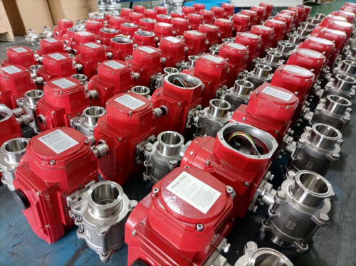 快裝卡箍式防爆電動(dòng)球閥 快裝卡箍式防爆電動(dòng)球閥