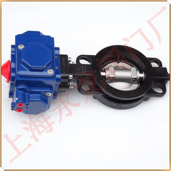 軟密封對夾式雙偏心氣動高性能蝶閥圖片