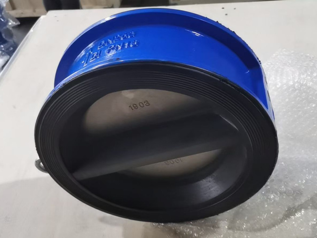 蝶形襯膠對夾式止回閥