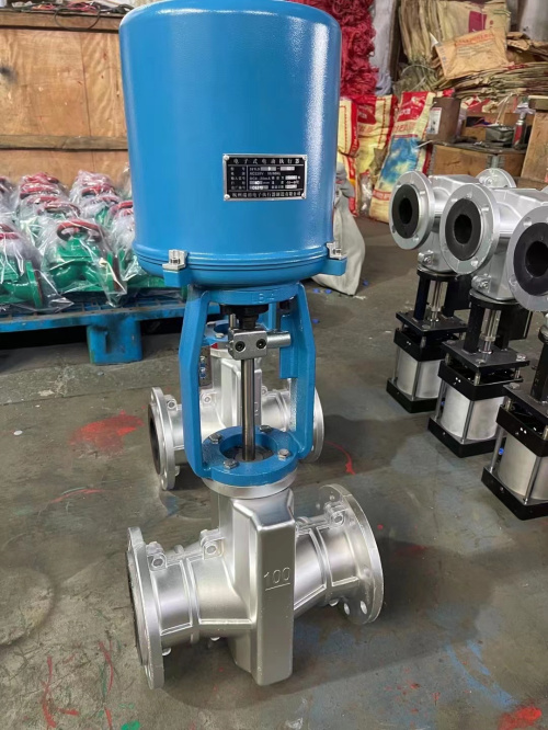 電子式電動(dòng)夾管閥